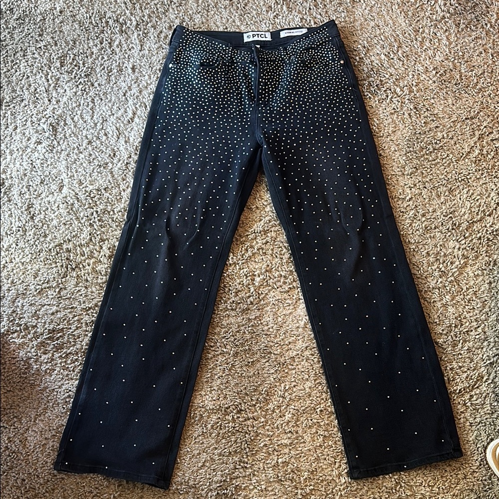 TCL Black Denim Pants